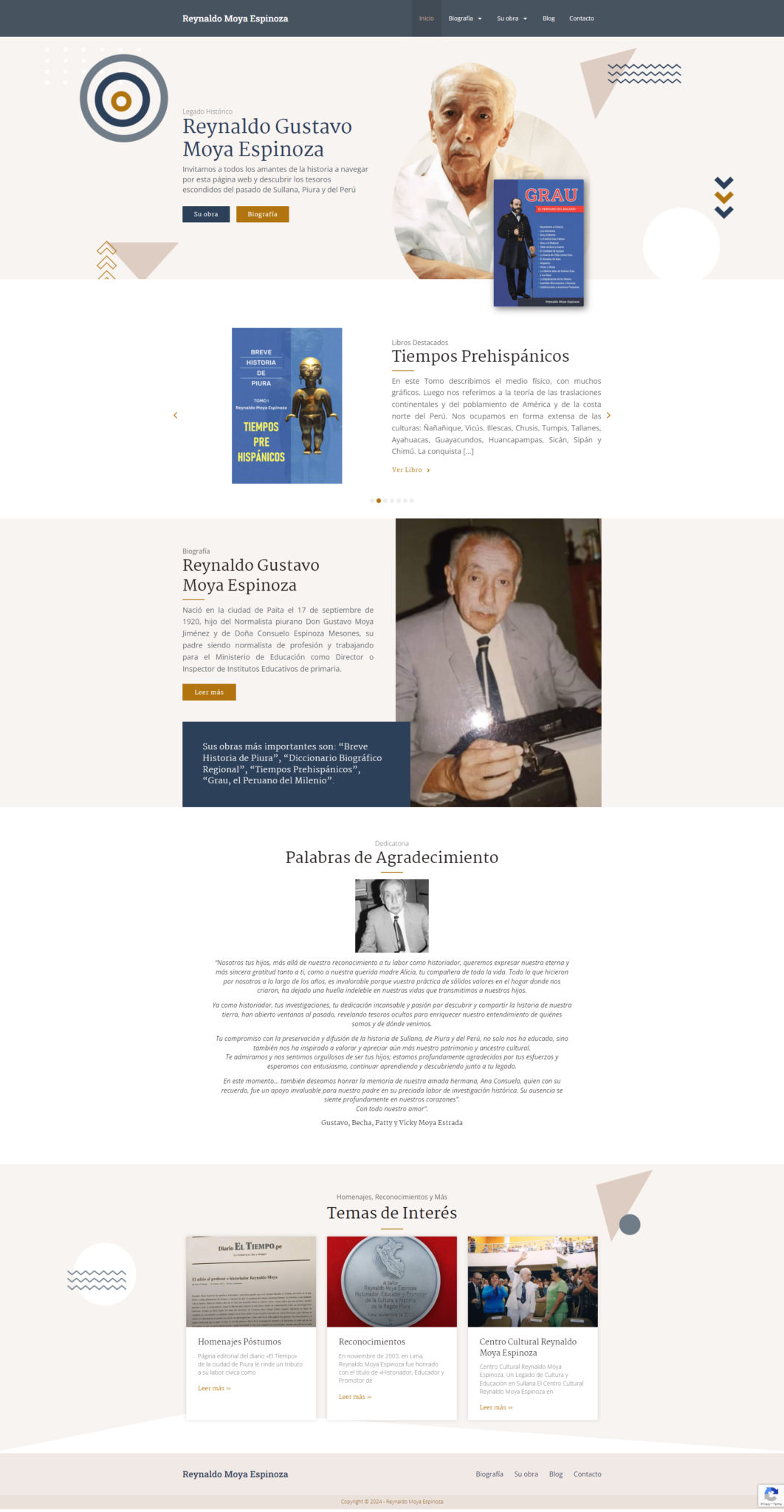 Reynaldo Moya Historiador