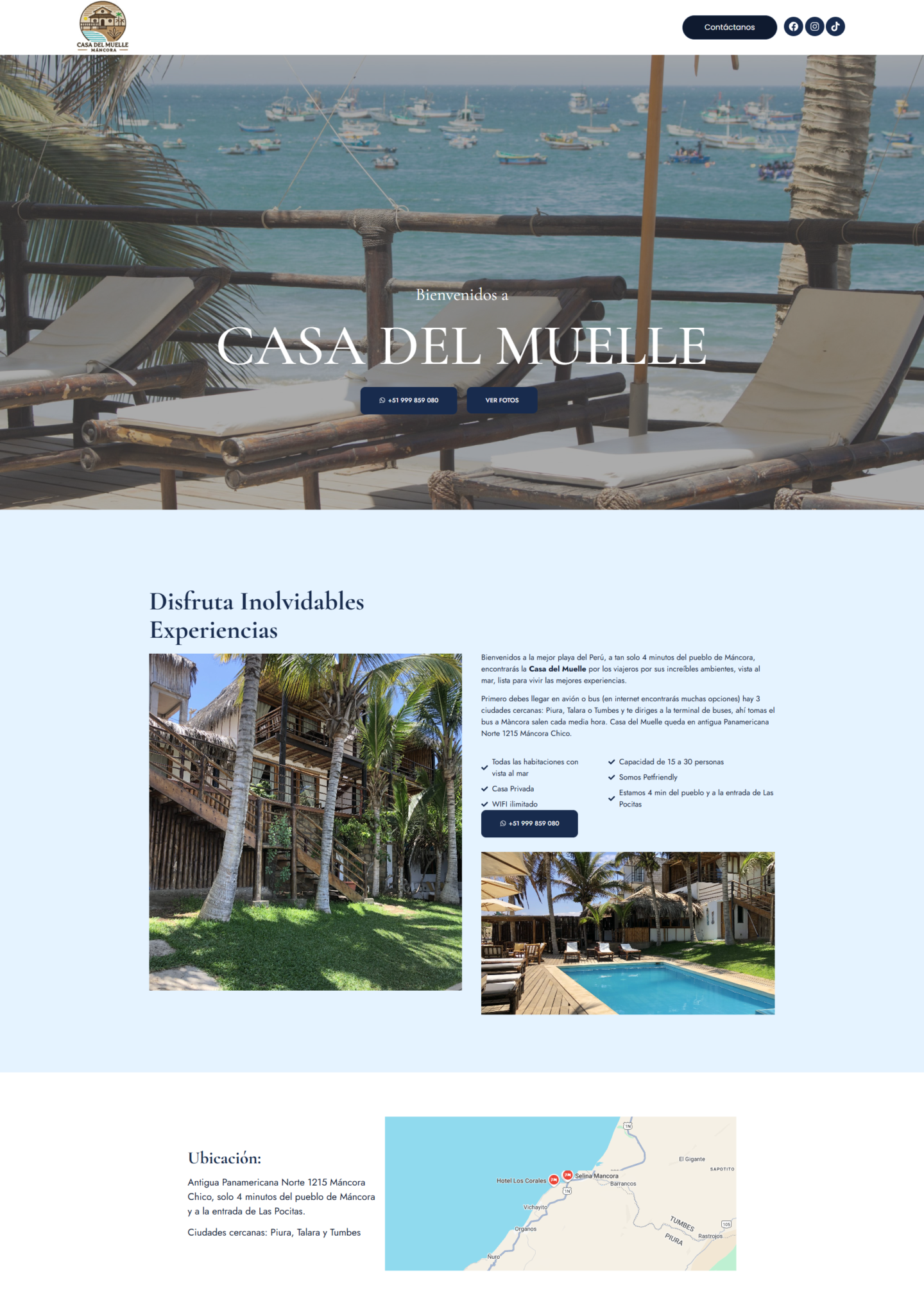 Diseño web hotel boutique